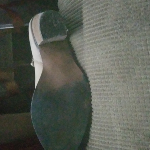 Tan faux leather ankle boots 7.5 - Picture 4 of 5